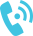blue telephone icon