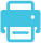 blue fax icon