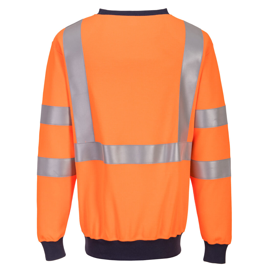Flame Resistant Hi-Vis Classic Industrial Work Sweatshirt