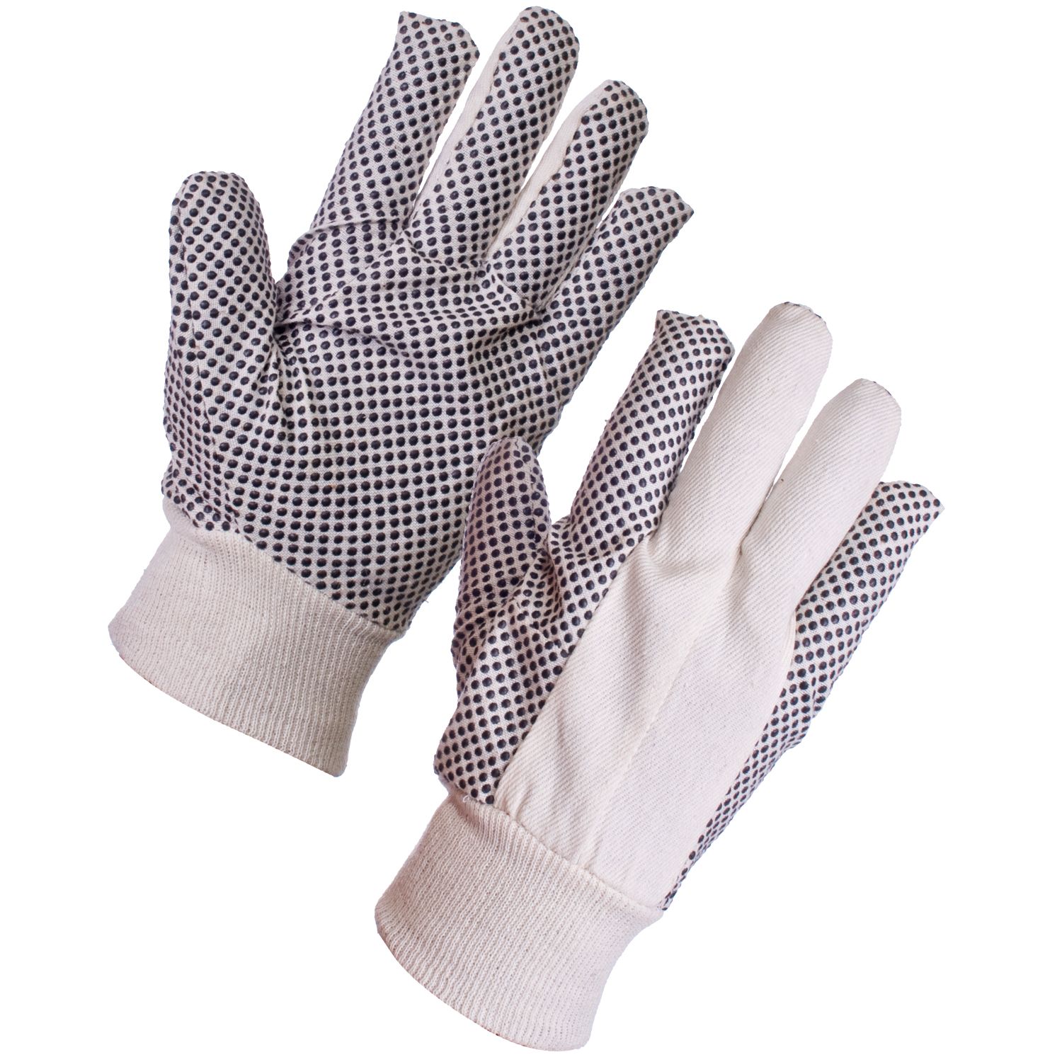 Cotton Drill Polka Dot Gloves