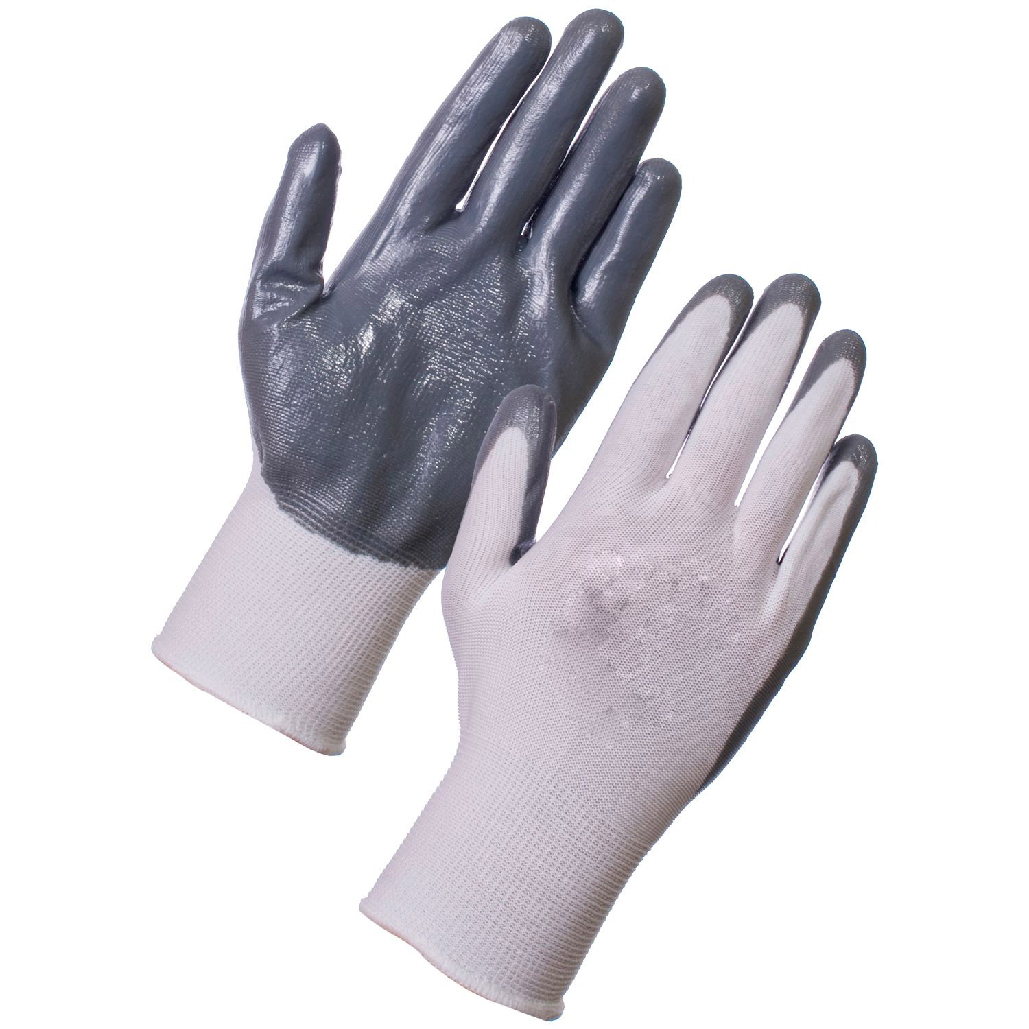 Abrasion Resistance Washable Nitrile Palm Dip Work Gloves