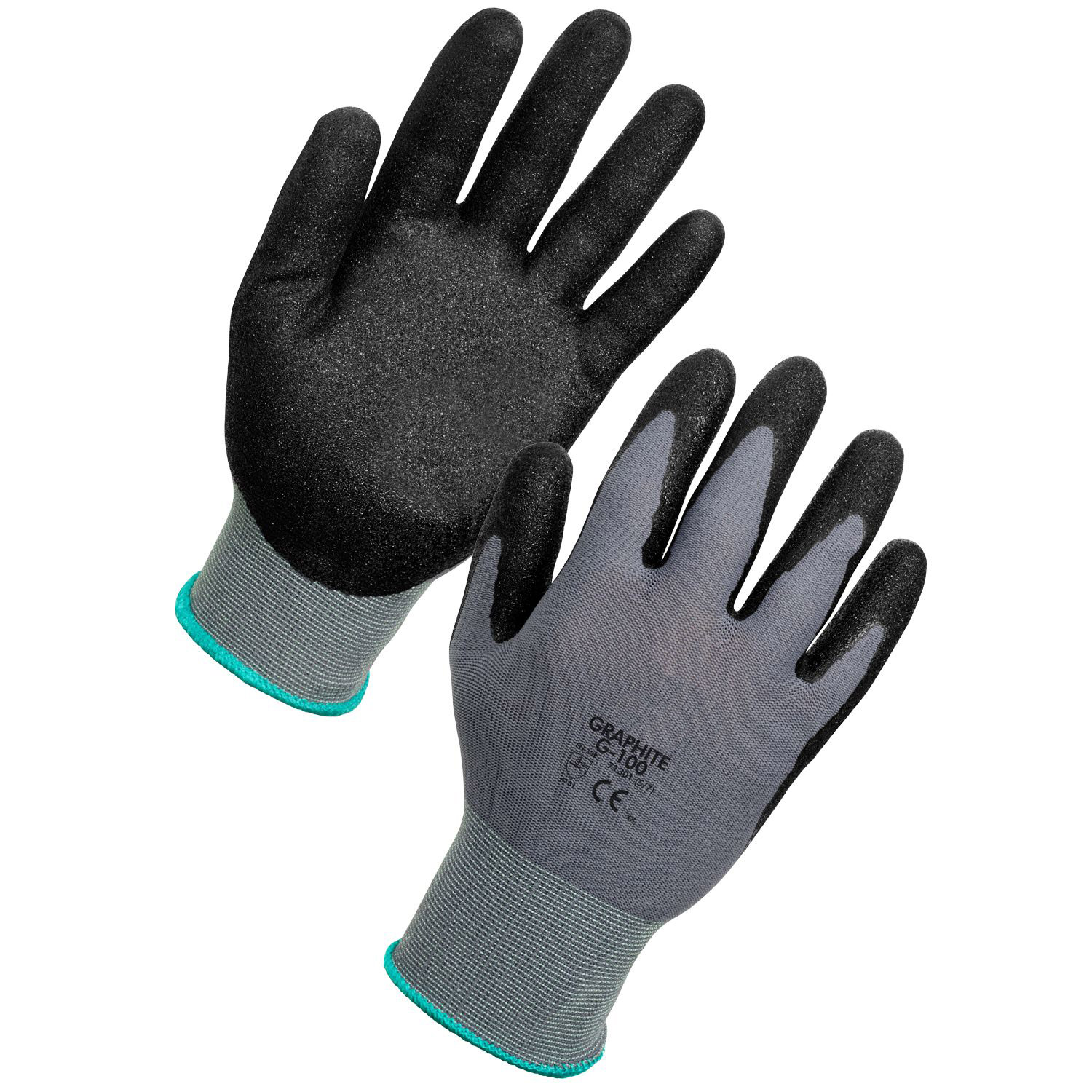 Graphite Abrasion Resistance Gloves with Nitrile Coating