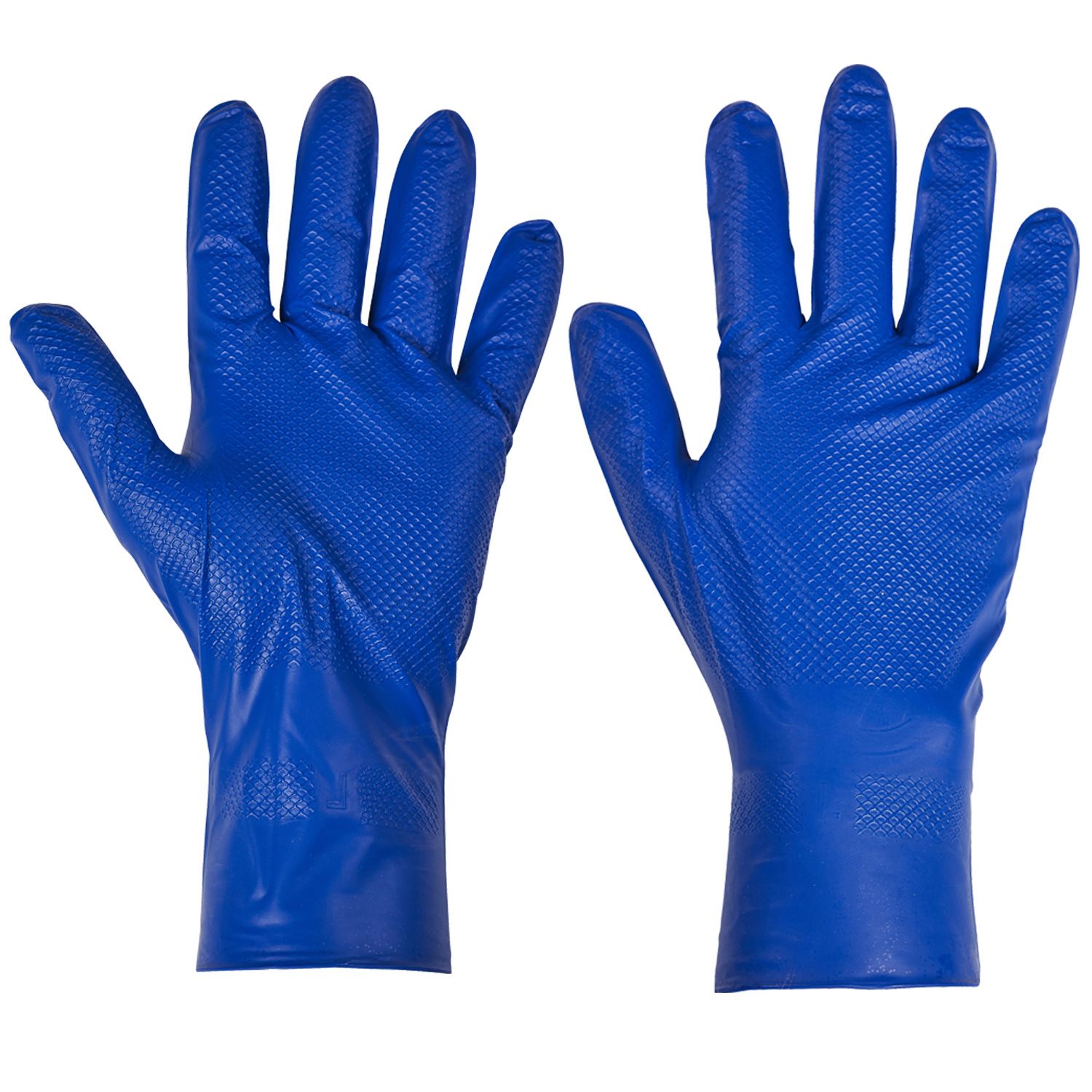 Disposable Nitrile Diamond Grip Gloves