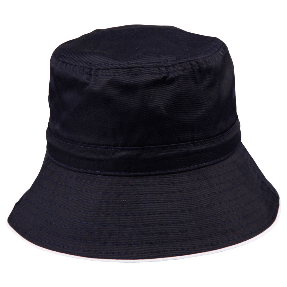 Poly/Cotton Twill Bucket Hat With Sandwich Peak