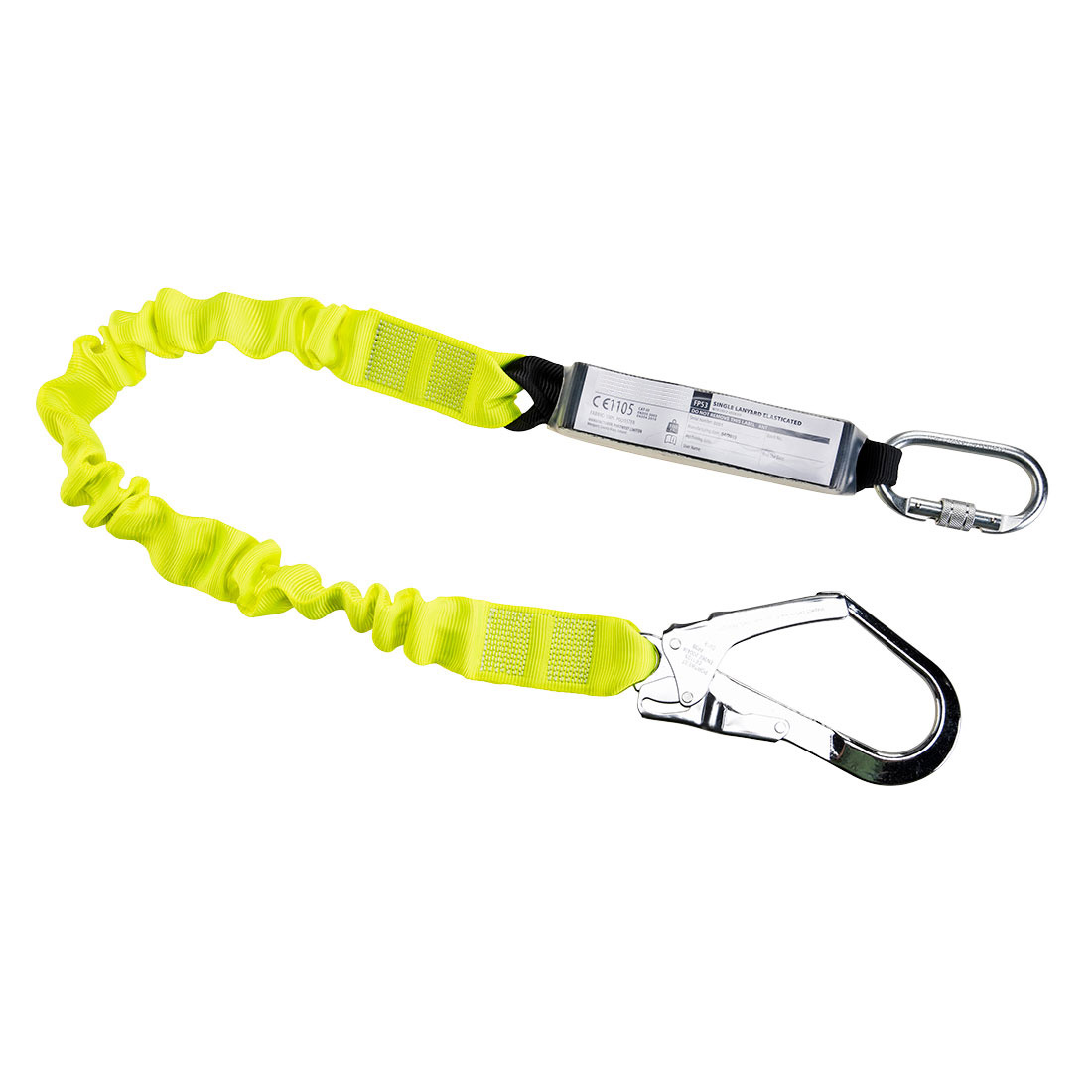 Single Elasticated Lanyard With Shock Absorber