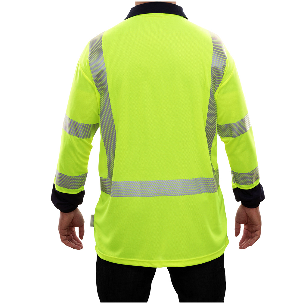 Hi-Vis Durable Classical 2-Tone ANSI Class 3 Safety Long Sleeve