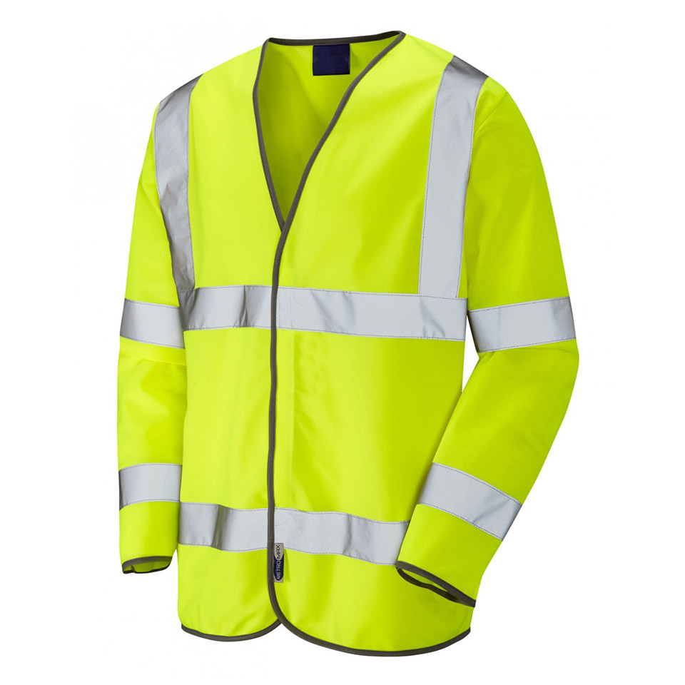 Hi-Vis Comfortable Breathable Long Sleeved Safety Waistcoat EN 20471 Class 3