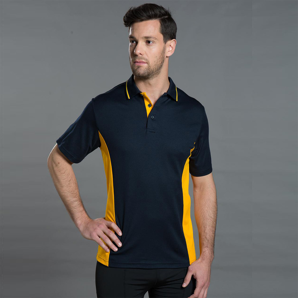 Men's Contrast Short Sleeve Polo