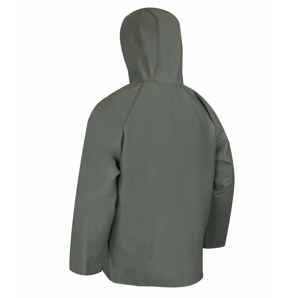 P.V.C / Polyester Lightweight Comfortable Waterproof Windproof Rain Jacket