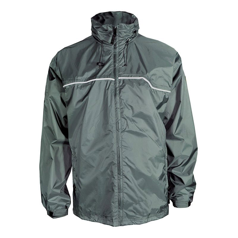 Lightweight Ripstop Waterproof Windproof Jacket with Polyurethane Coated
