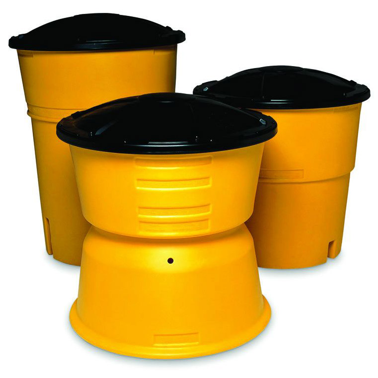 Sand Barrel, Impact Attenuator, Yellow
