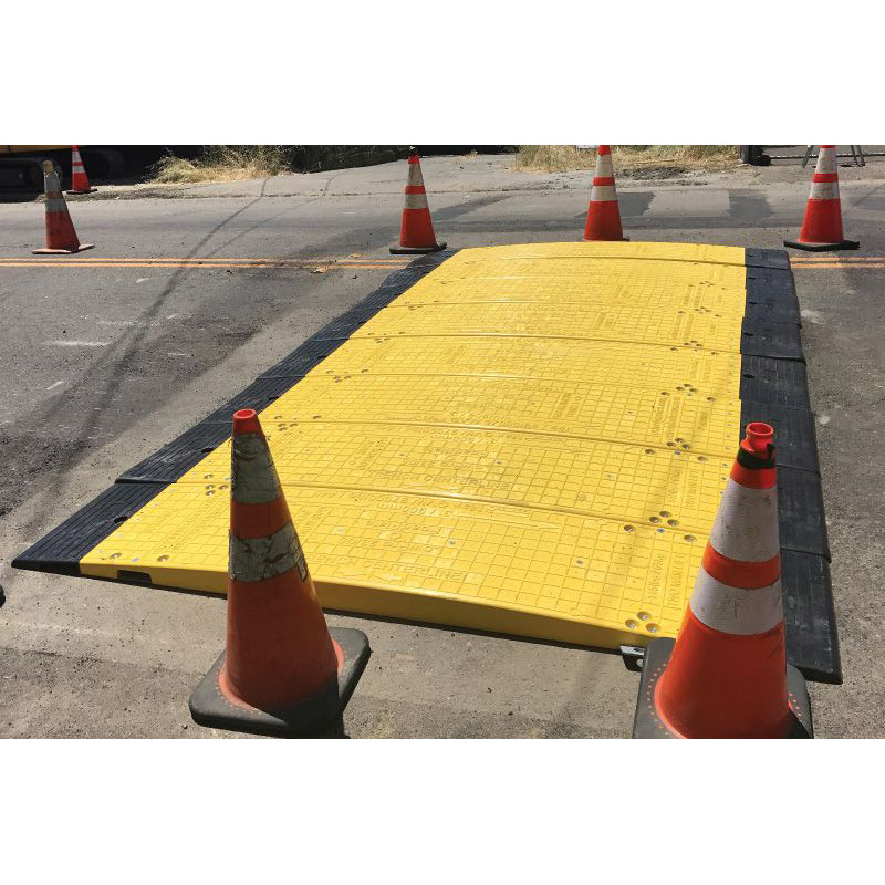 Trench Cover, Yellow, Oxford, Road Plate