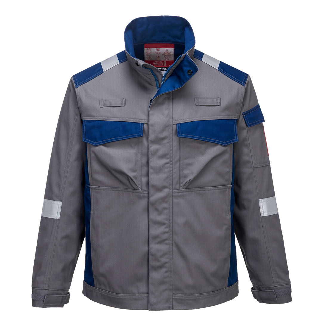 Flame Resistant Durable Classic Two Tone Industrial Jacket