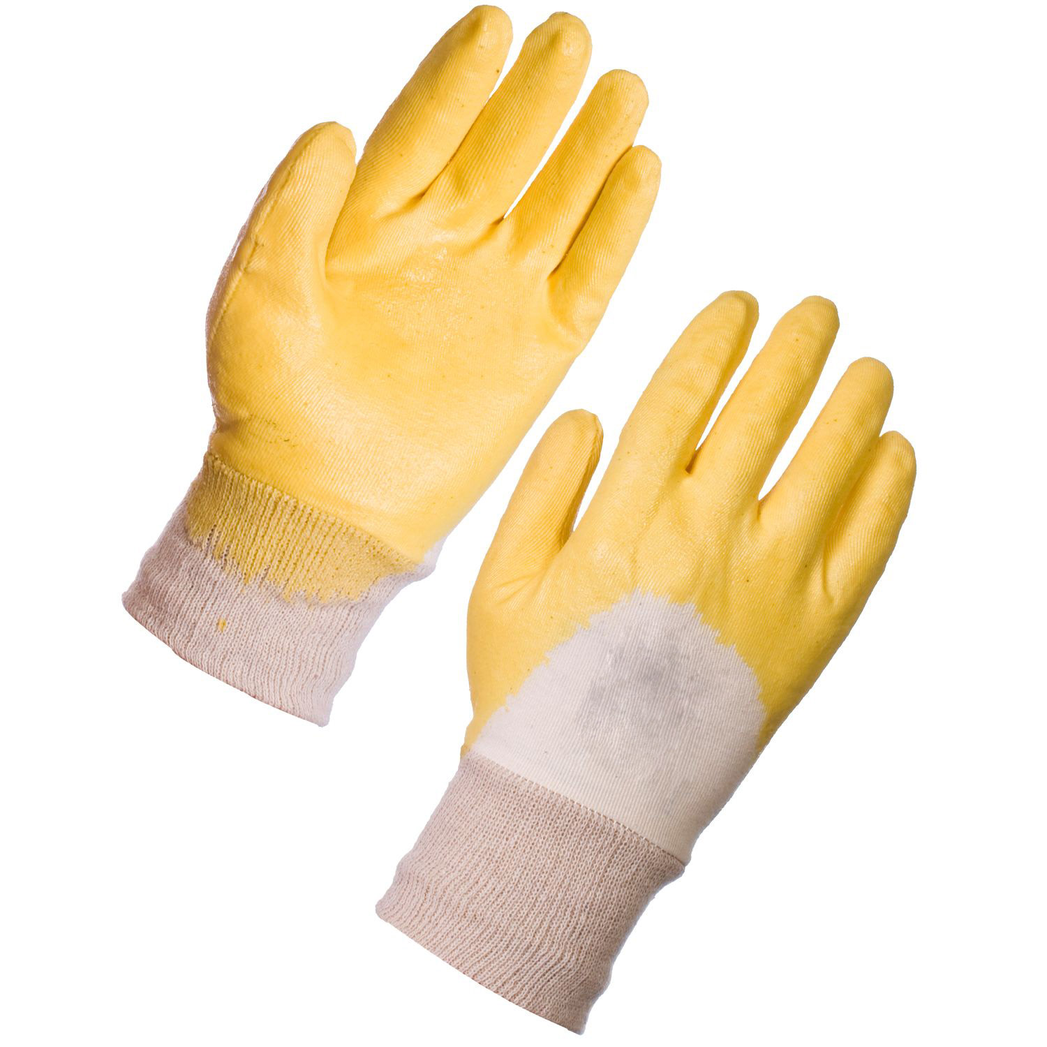 Nitrile Lightweight Breathable Palm Dip Knit Wrist Gloves