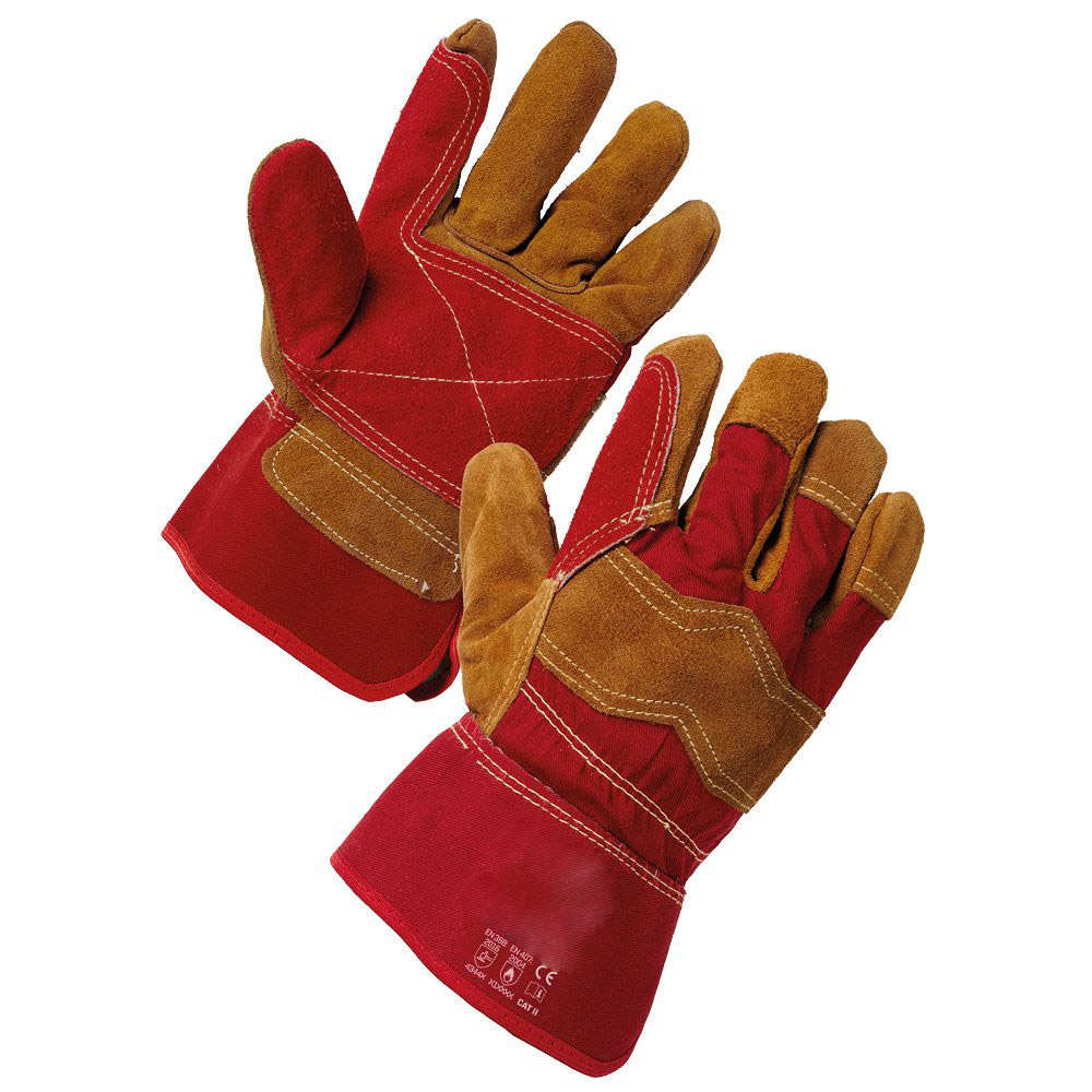 Effective cut, Abrasion Heat Resistant Reinforced Rigger Safety Gloves