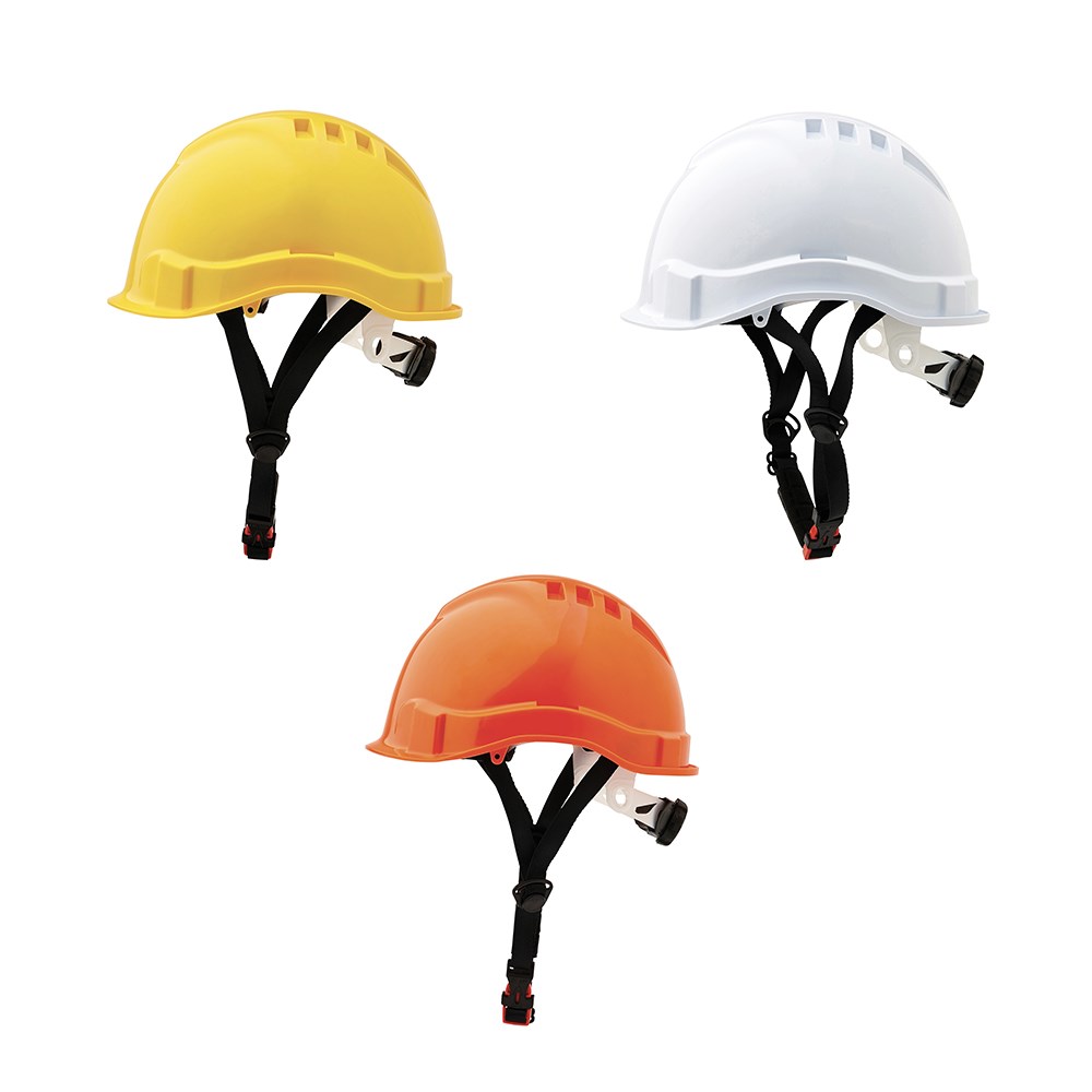 ABS Micro Peak Linesman Hard Safety Helmet Unvented 