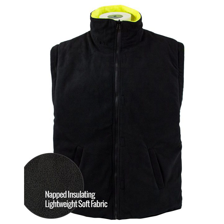 Hi-Vis Multifunctional 4-IN-1 Jacket with Detachable Sleeves & Waterproof Shell