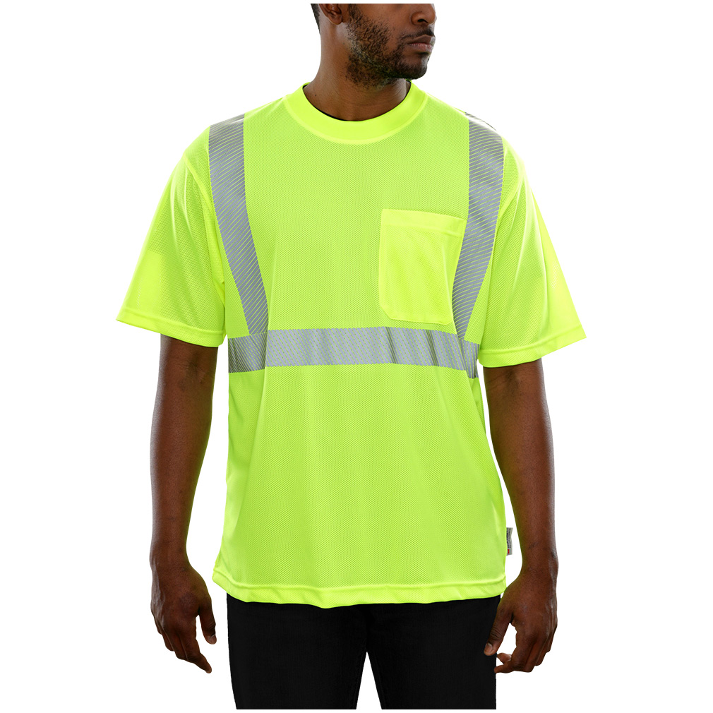 Hi-Vis Classic Standard Wicking ANSI Class 2 T-Shirt with Comfort Trim by 3M™