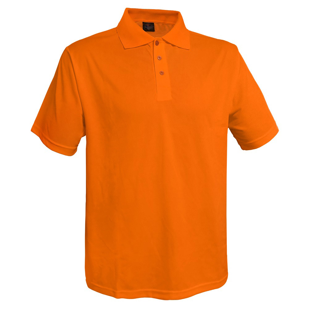 Hi-Vis 100% Polyester 140g Wicking Polo Shirt