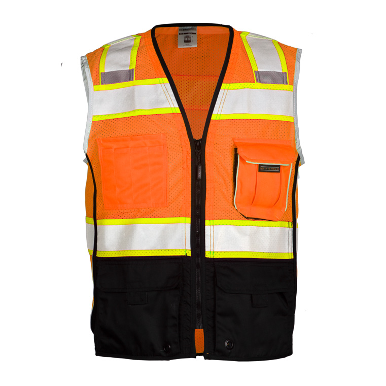 Hi-Vis Professional Safety Vest with Heavy Duty Pockets