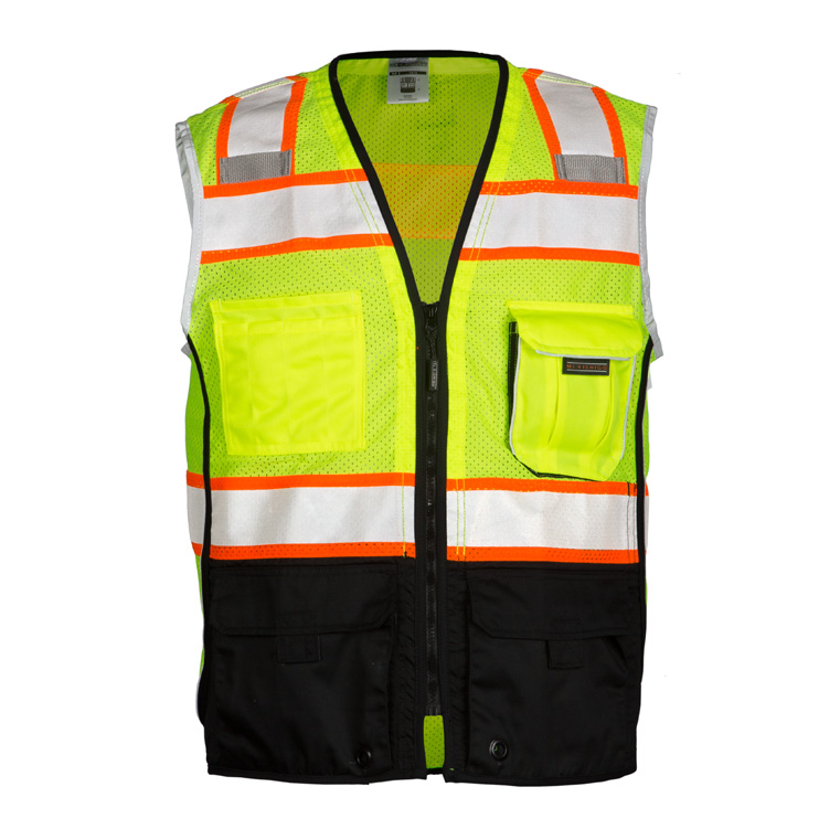 Hi-Vis Professional Safety Vest with Heavy Duty Pockets
