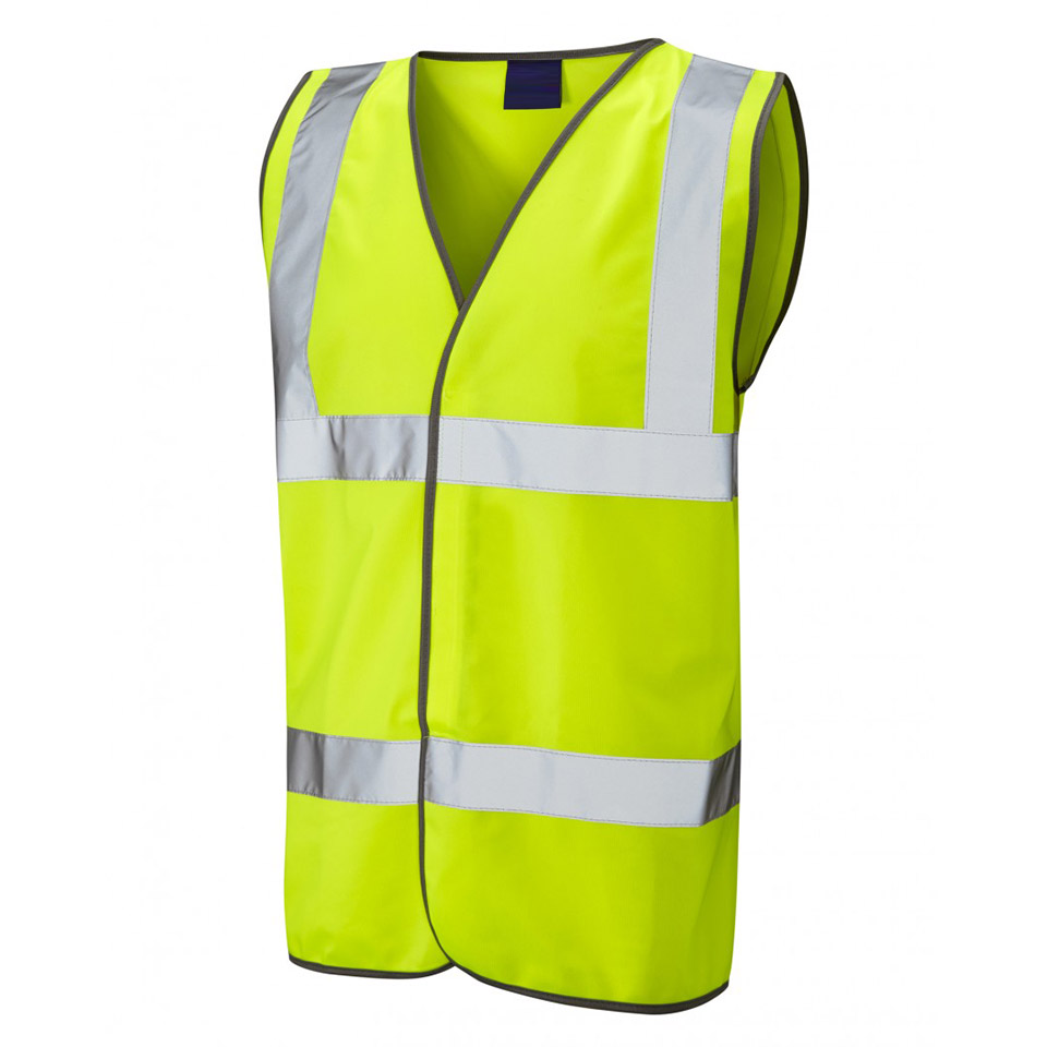 Hi-Vis Durable Workwear Safety Waistcoat Class 2