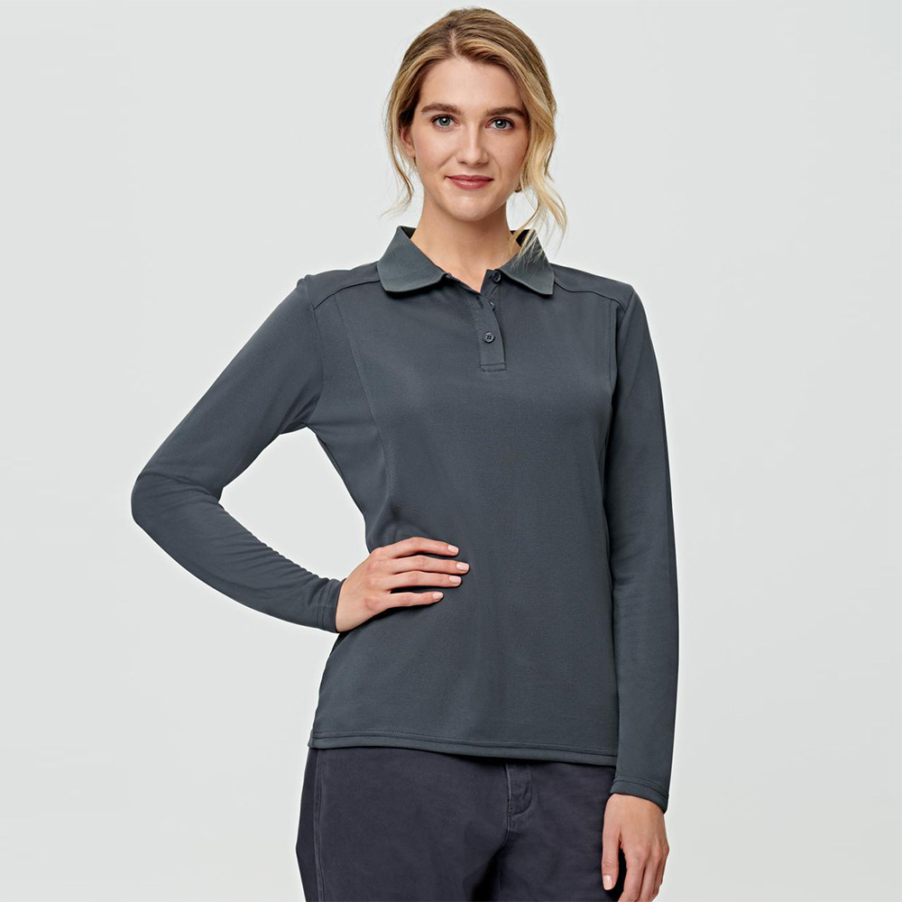 Ladies' Bamboo Charcoal Corporate Long Sleeve Polo