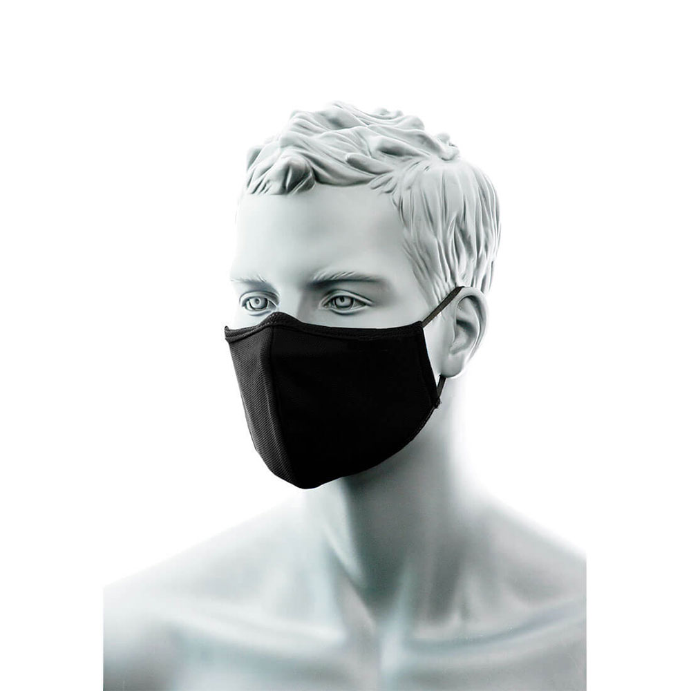 3-Ply Anti-Microbial Fabric Face Mask with Nose Band