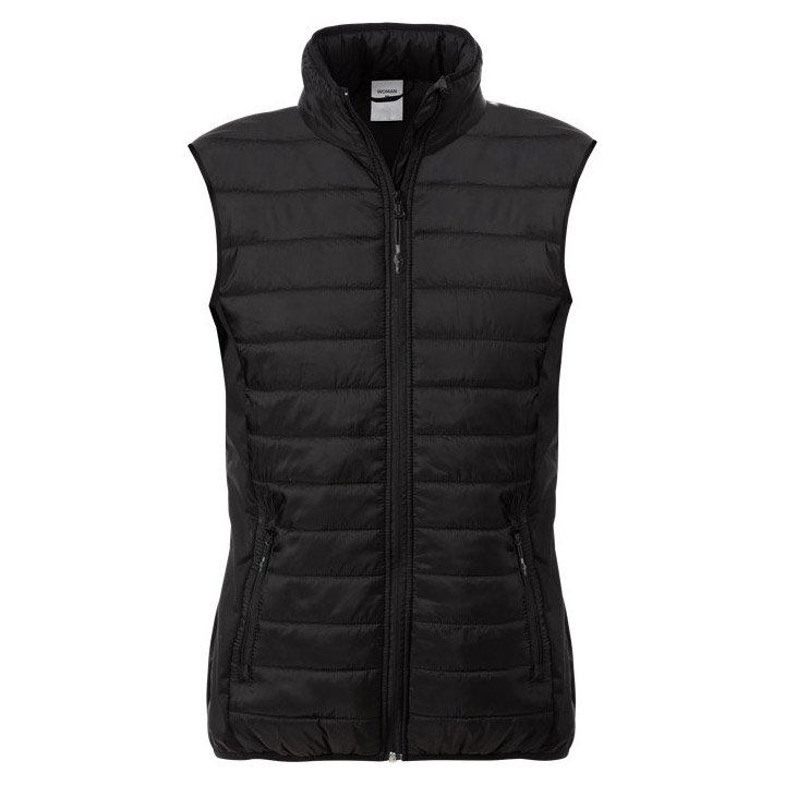 100% Polyester Breathable Elastic Softshell Quilted Waistcoat Woman