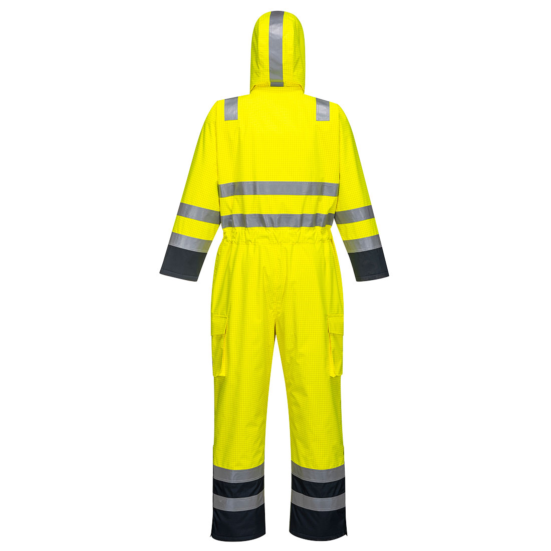 Flame Resistant Rain Hi-Vis Breathable Multifunction Coverall