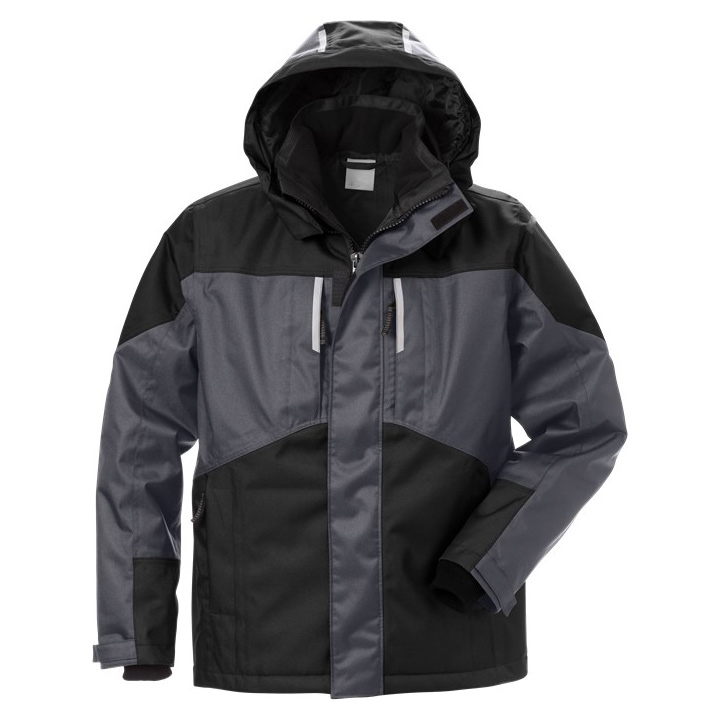 Durable Outdoor Windproof Breathable Winter Jacket with Detachable Lined Hood